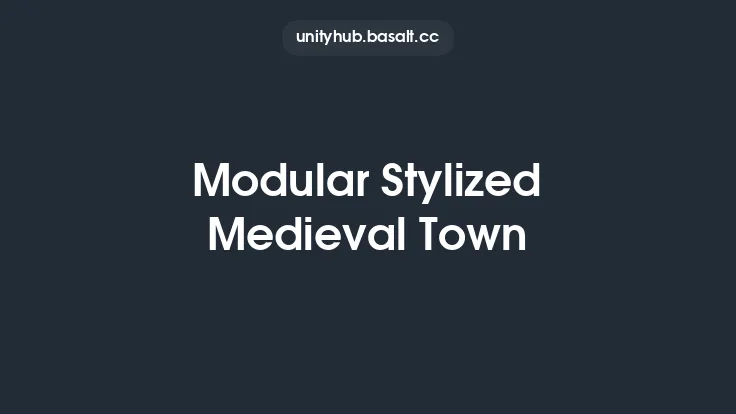 Modular Stylized Medieval Town Thumbnail