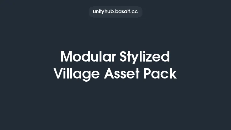 Modular Stylized Village Asset Pack Thumbnail