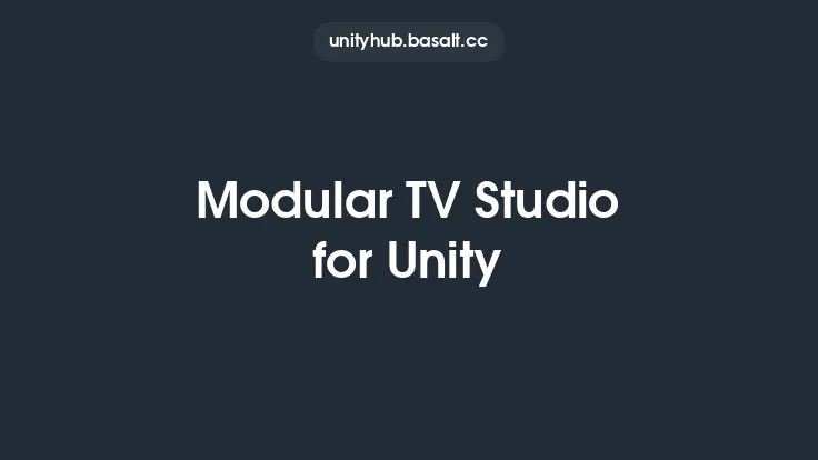 Modular TV Studio for Unity Thumbnail