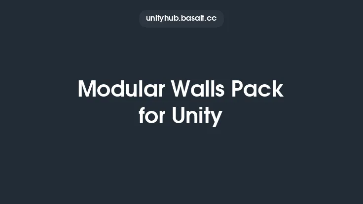 Modular Walls Pack for Unity Thumbnail