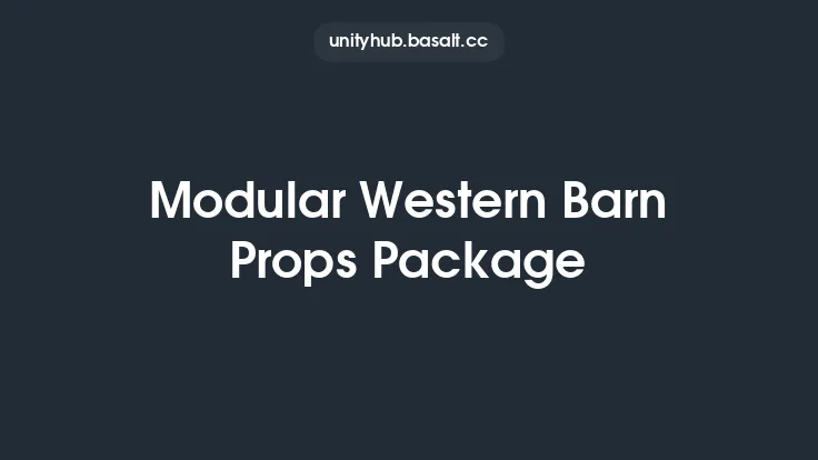 Modular Western Barn Props Package Thumbnail