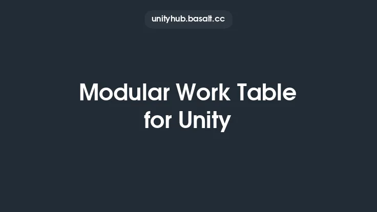 Modular Work Table for Unity Thumbnail