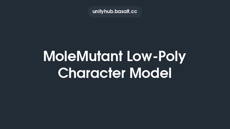 MoleMutant Low-Poly Character Model Thumbnail
