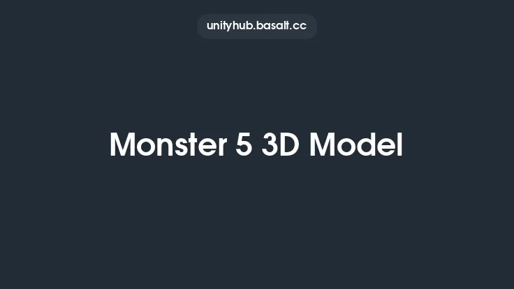 Monster 5 3D Model Thumbnail