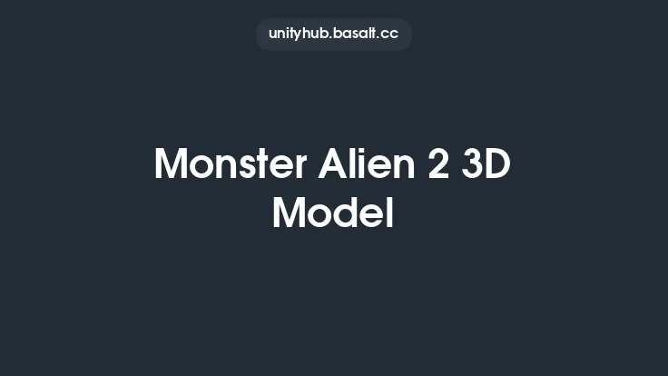 Monster Alien 2 3D Model Thumbnail