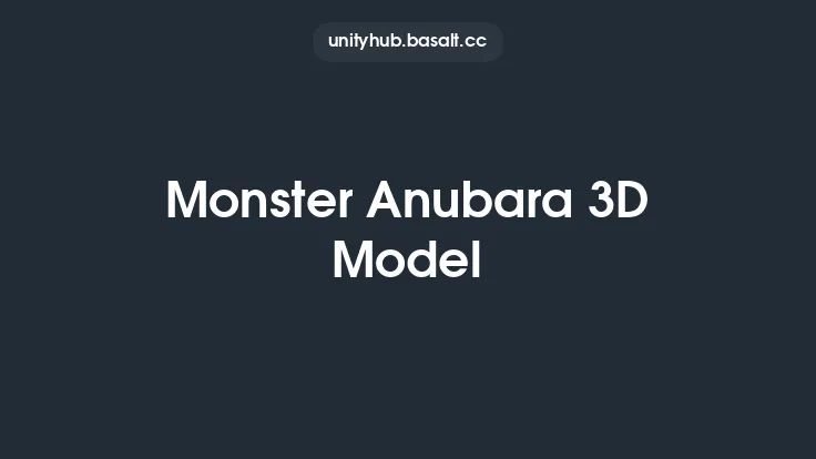 Monster Anubara 3D Model Thumbnail