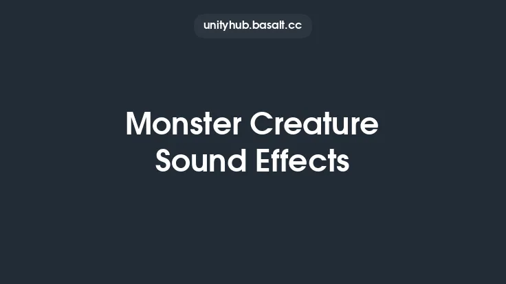Monster Creature Sound Effects Thumbnail