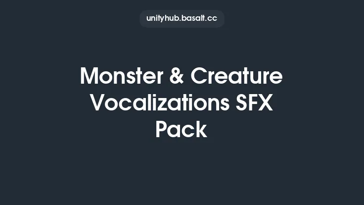 Monster & Creature Vocalizations SFX Pack Thumbnail