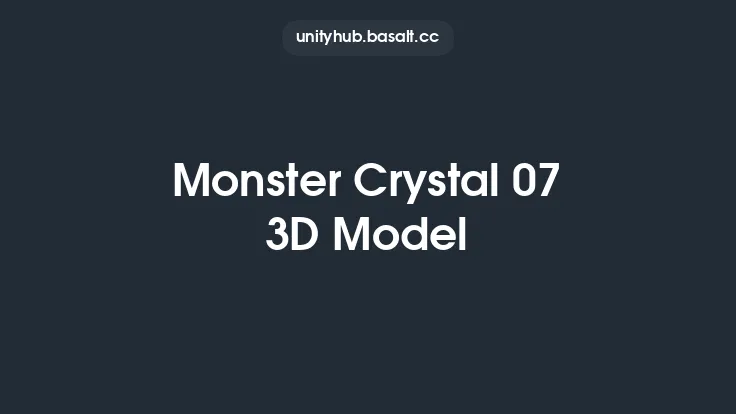 Monster Crystal 07 3D Model Thumbnail
