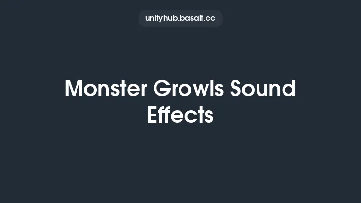 Monster Growls Sound Effects Thumbnail