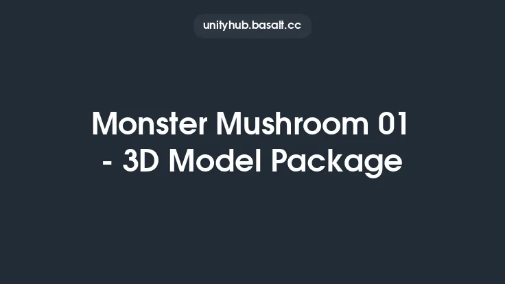 Monster Mushroom 01 - 3D Model Package Thumbnail