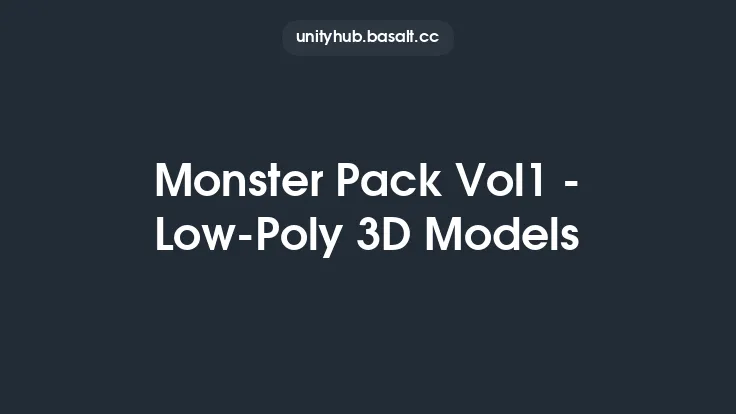 Monster Pack Vol1 - Low-Poly 3D Models Thumbnail