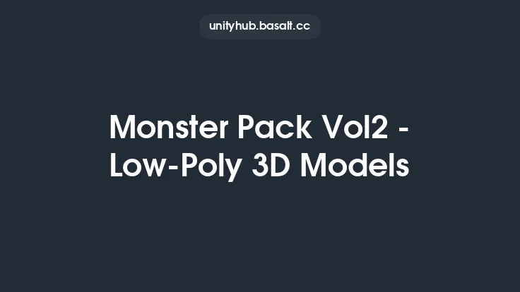 Monster Pack Vol2 - Low-Poly 3D Models Thumbnail