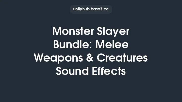Monster Slayer Bundle: Melee Weapons & Creatures Sound Effects Thumbnail
