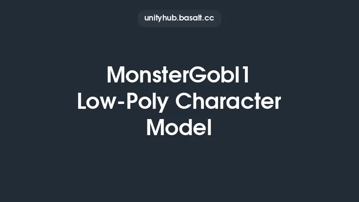 MonsterGobl1 Low-Poly Character Model Thumbnail