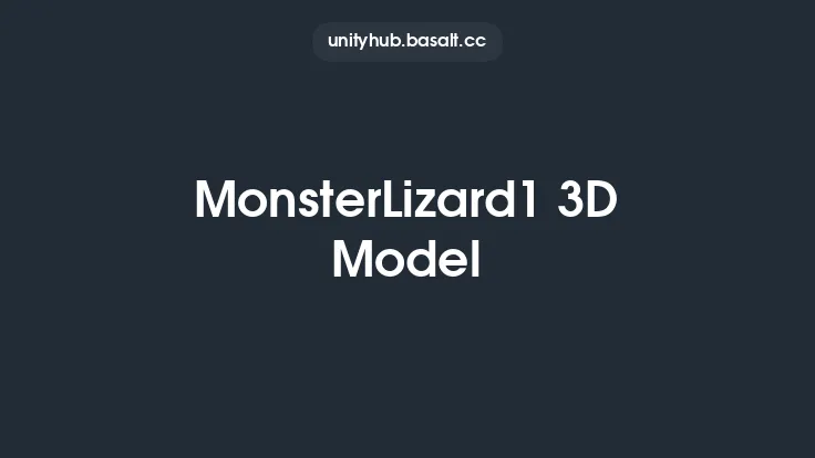 MonsterLizard1 3D Model Thumbnail