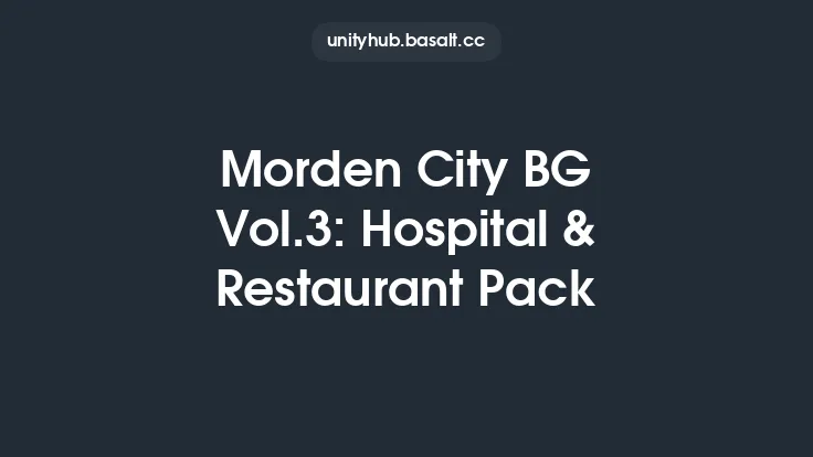 Morden City BG Vol.3: Hospital & Restaurant Pack Thumbnail