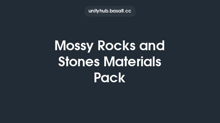 Mossy Rocks and Stones Materials Pack Thumbnail