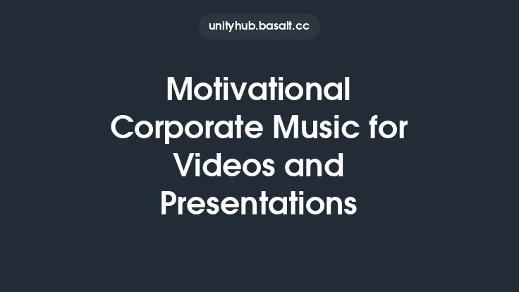 Motivational Corporate Music for Videos and Presentations Thumbnail
