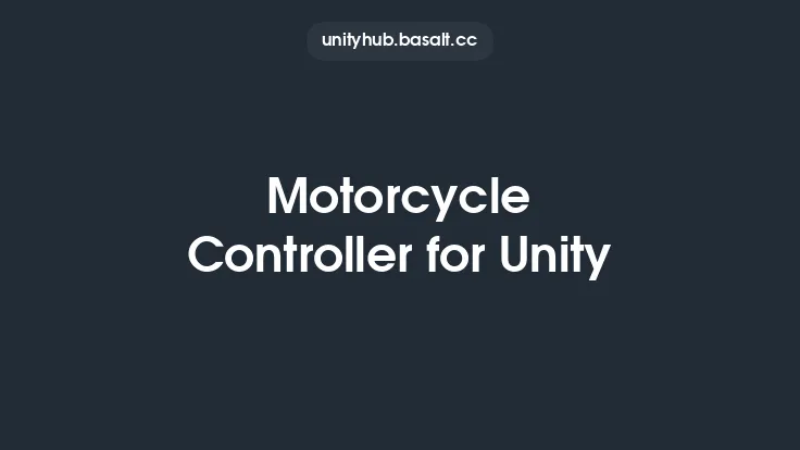 Motorcycle Controller for Unity Thumbnail