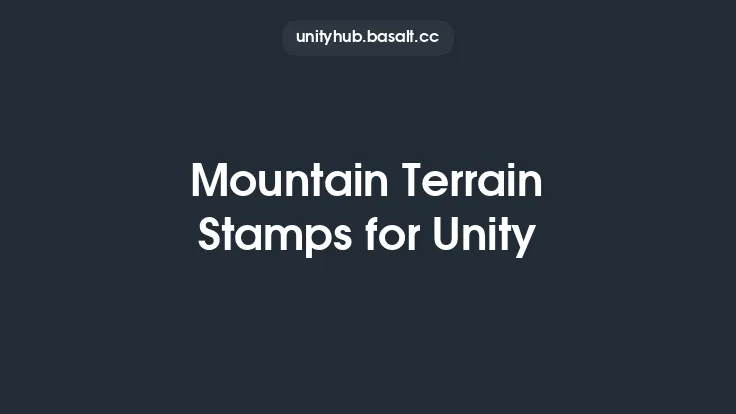 Mountain Terrain Stamps for Unity Thumbnail