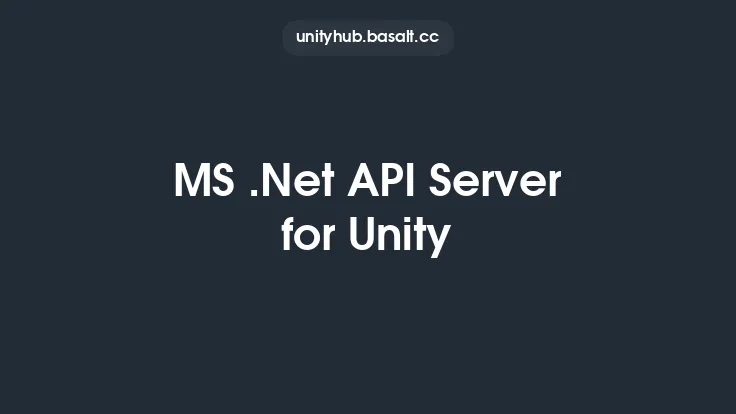 MS .Net API Server for Unity Thumbnail