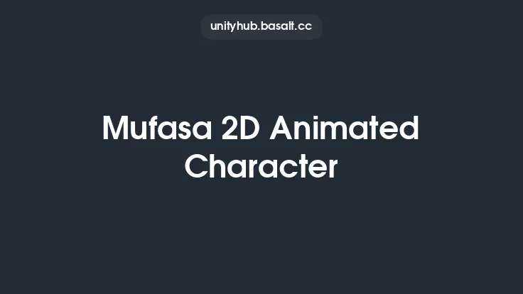 Mufasa 2D Animated Character Thumbnail