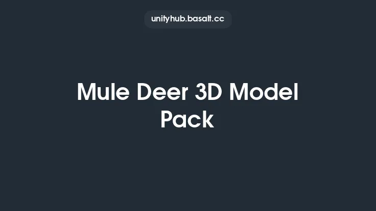 Mule Deer 3D Model Pack Thumbnail