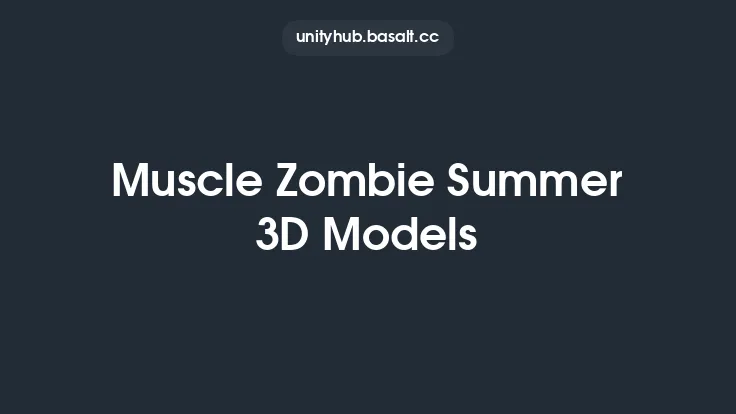 Muscle Zombie Summer 3D Models Thumbnail