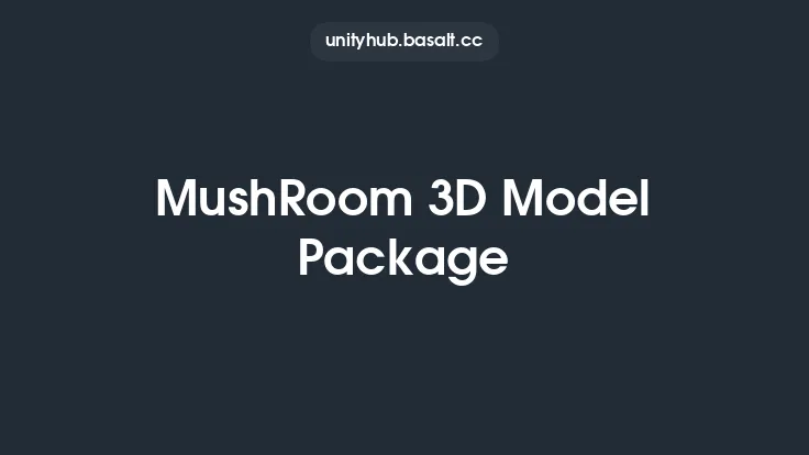 MushRoom 3D Model Package Thumbnail