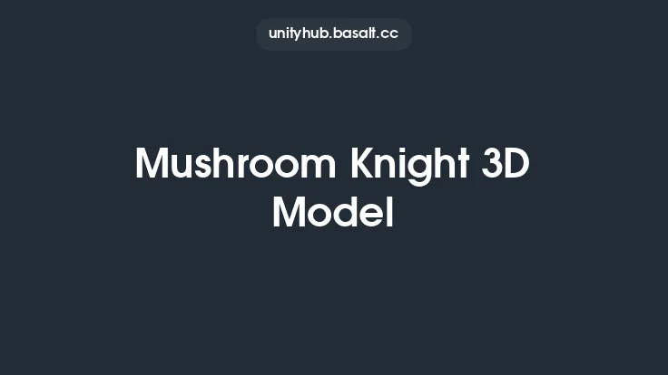 Mushroom Knight 3D Model Thumbnail