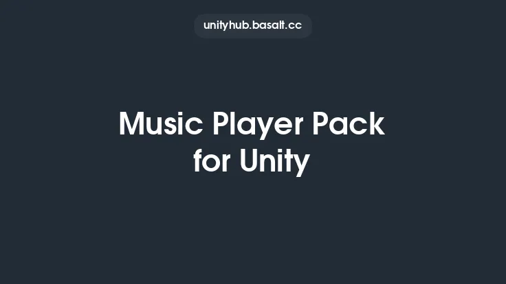 Music Player Pack for Unity Thumbnail