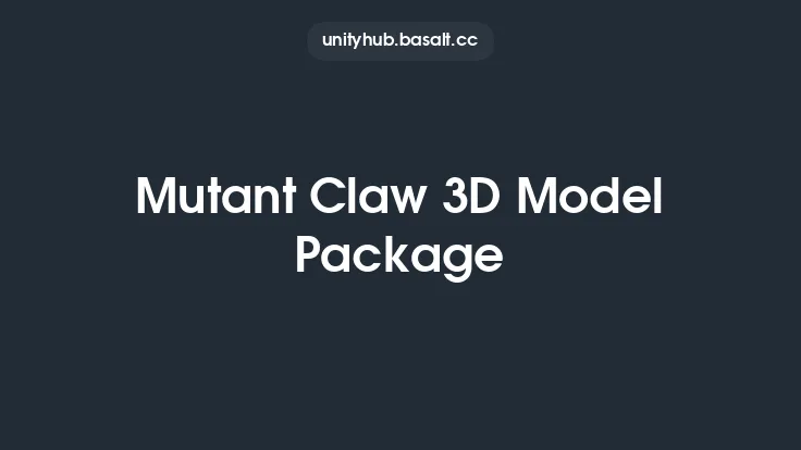 Mutant Claw 3D Model Package Thumbnail