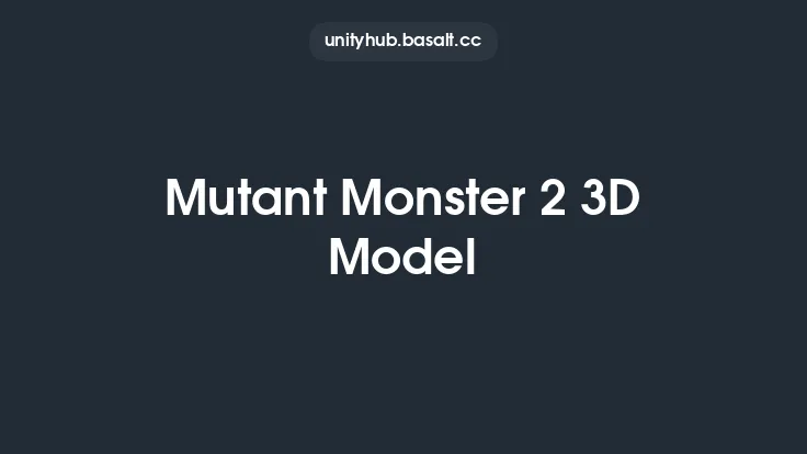 Mutant Monster 2 3D Model Thumbnail