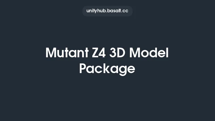 Mutant Z4 3D Model Package Thumbnail