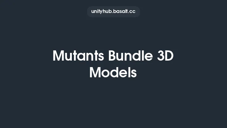 Mutants Bundle 3D Models Thumbnail