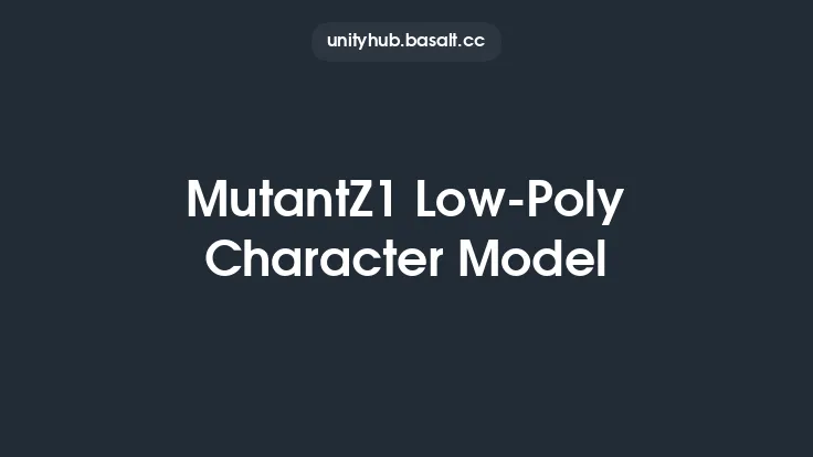 MutantZ1 Low-Poly Character Model Thumbnail