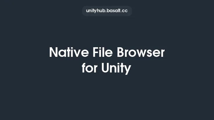 Native File Browser for Unity Thumbnail