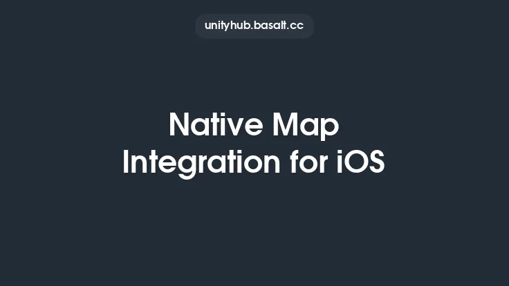 Native Map Integration for iOS Thumbnail