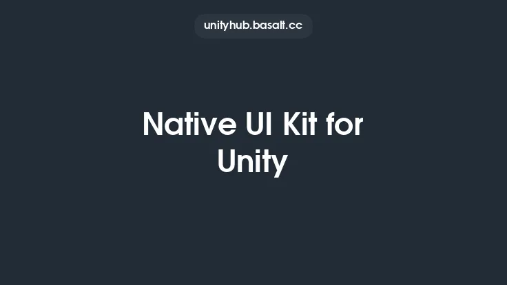 Native UI Kit for Unity Thumbnail