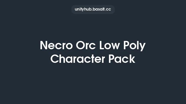 Necro Orc Low Poly Character Pack Thumbnail