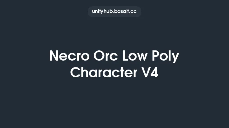 Necro Orc Low Poly Character V4 Thumbnail