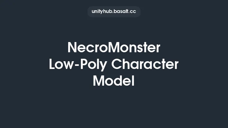 NecroMonster Low-Poly Character Model Thumbnail