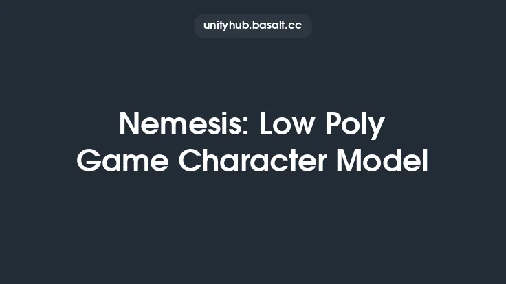 Nemesis: Low Poly Game Character Model Thumbnail