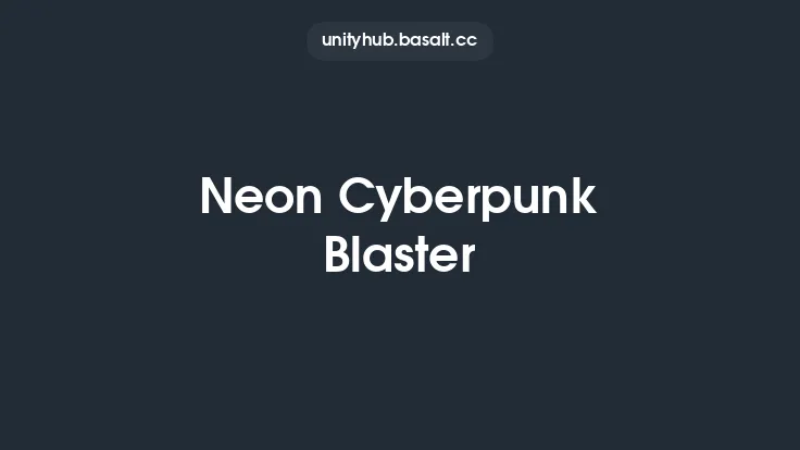 Neon Cyberpunk Blaster Thumbnail