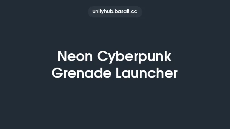 Neon Cyberpunk Grenade Launcher Thumbnail