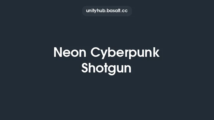 Neon Cyberpunk Shotgun Thumbnail