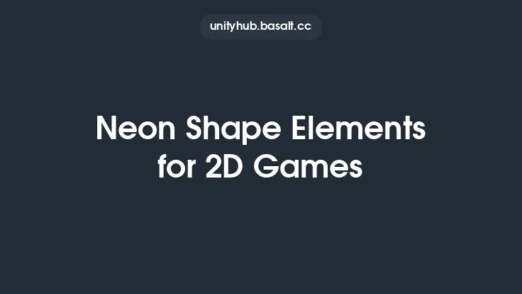 Neon Shape Elements for 2D Games Thumbnail