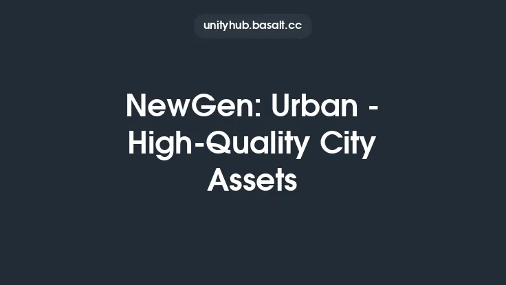 NewGen: Urban - High-Quality City Assets Thumbnail