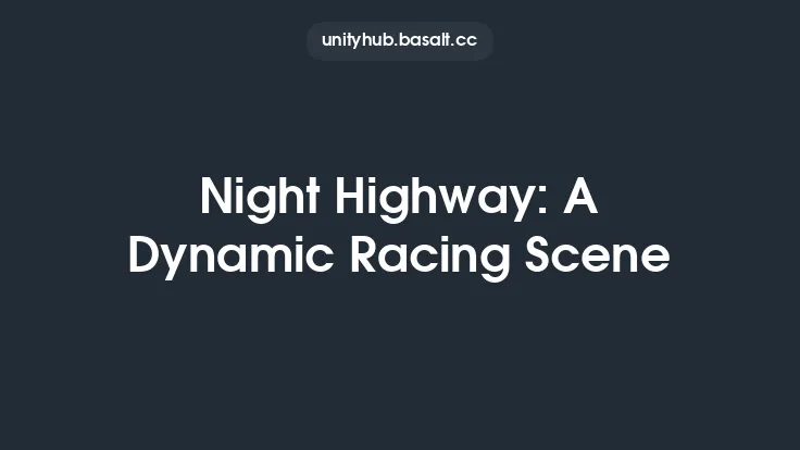 Night Highway: A Dynamic Racing Scene Thumbnail